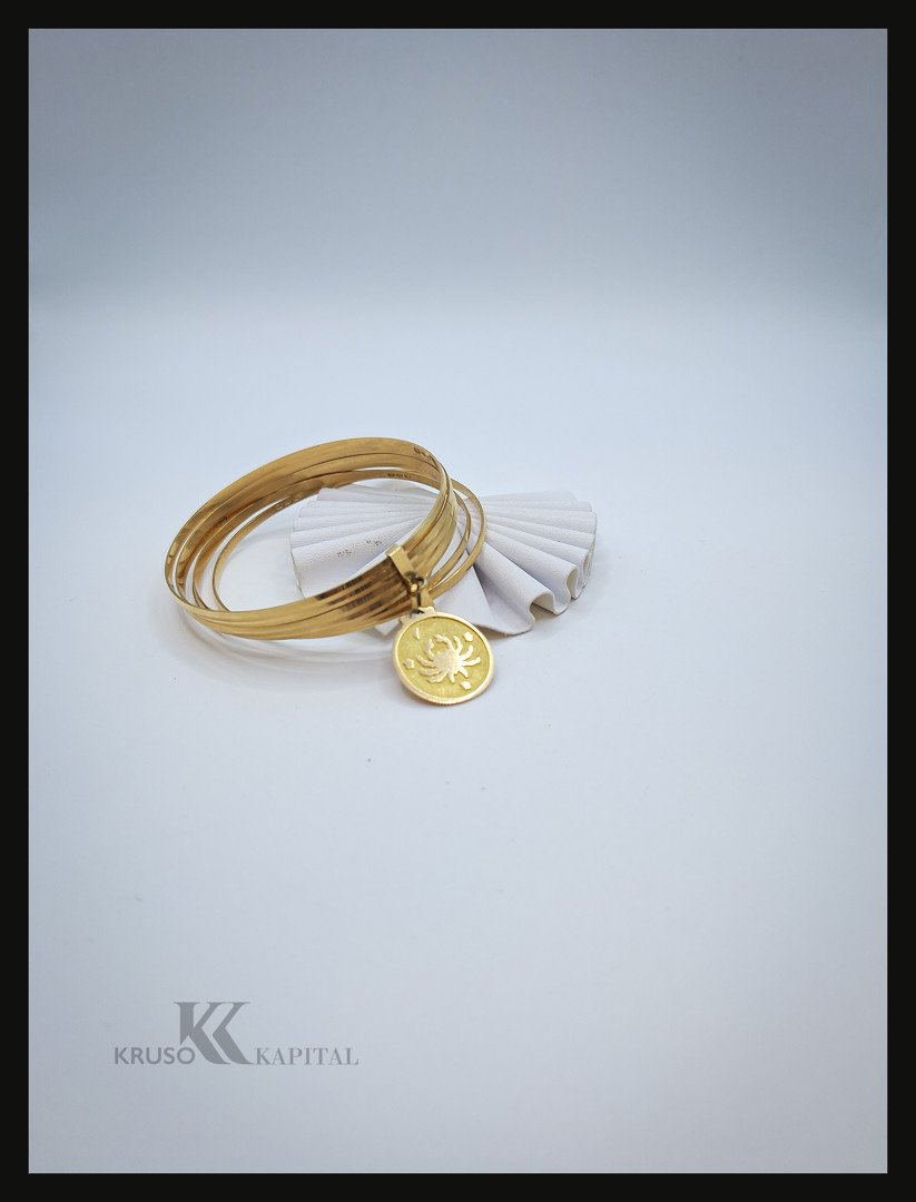 Bracciale ciondolo oro