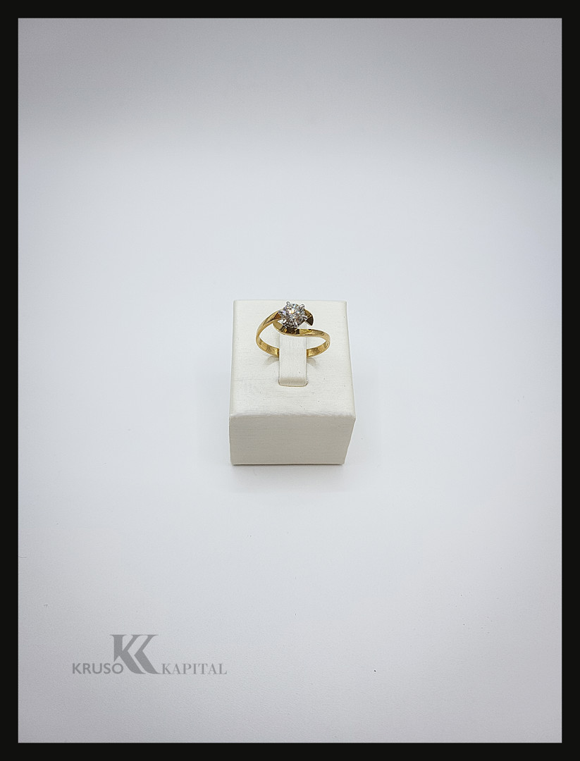 Anello oro diamante