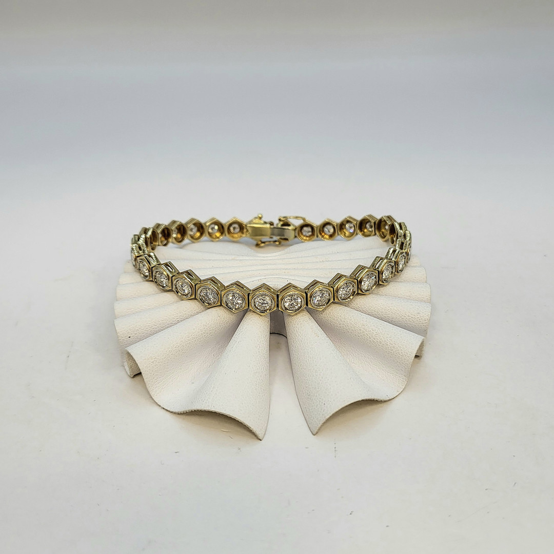 Bracciale oro diamanti