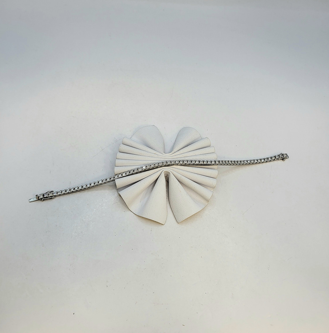 Bracciale tennis oro diamanti