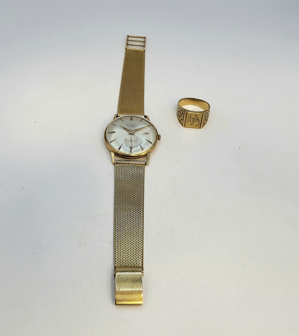 Orologio e anello oro