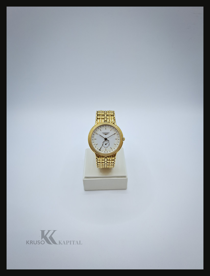 Bracciale con orologio oro longines