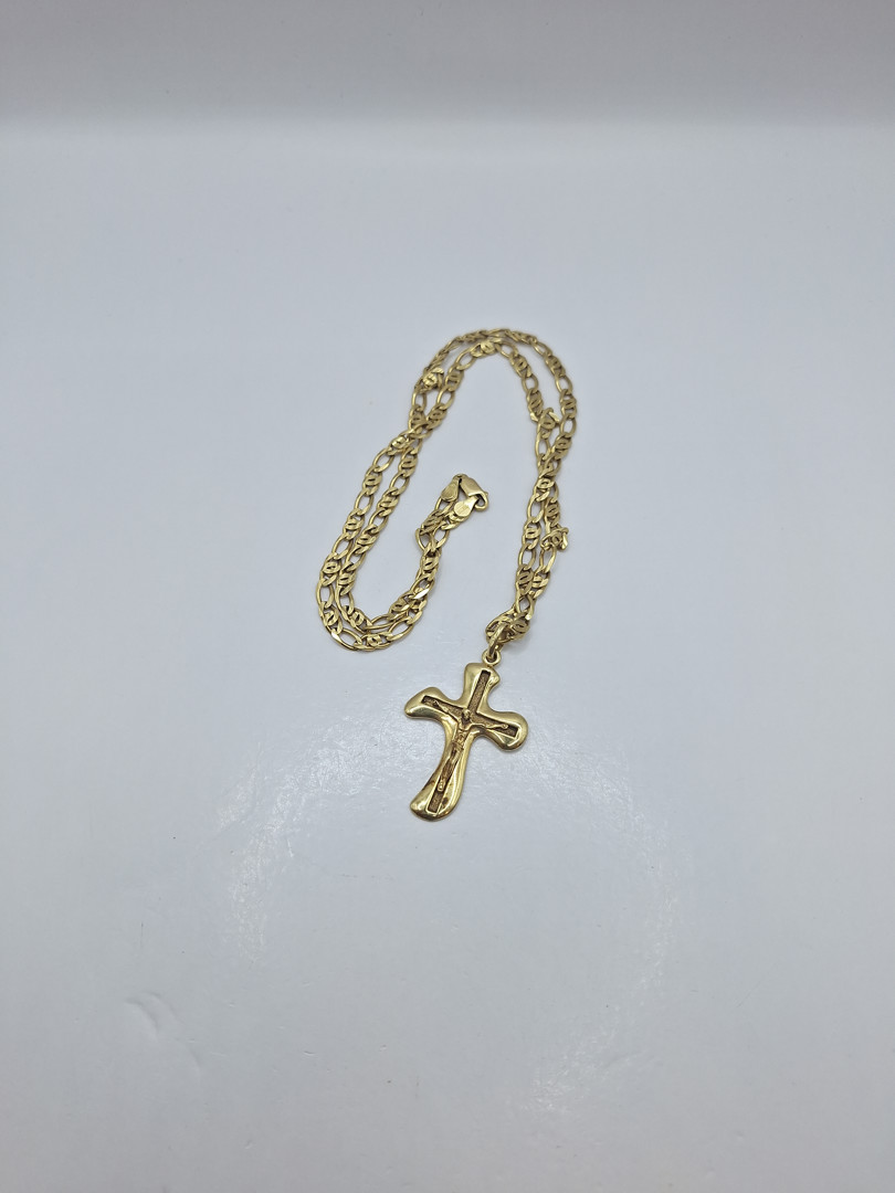 Collana croce oro