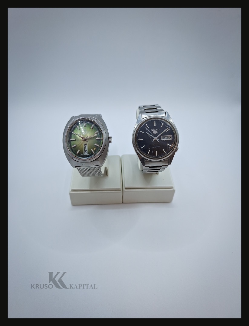Due bracciali con orologio acciaio
