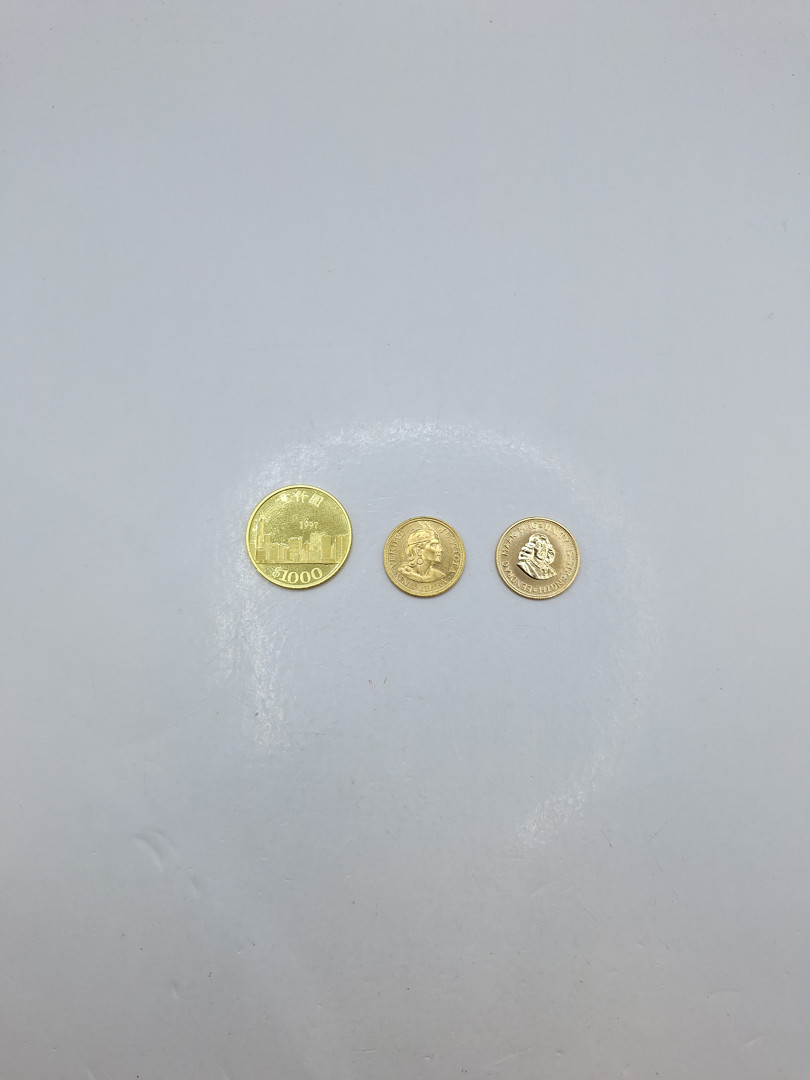 Tre monete oro