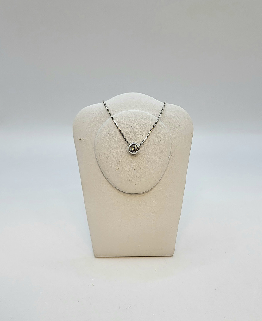 Collana oro diamante