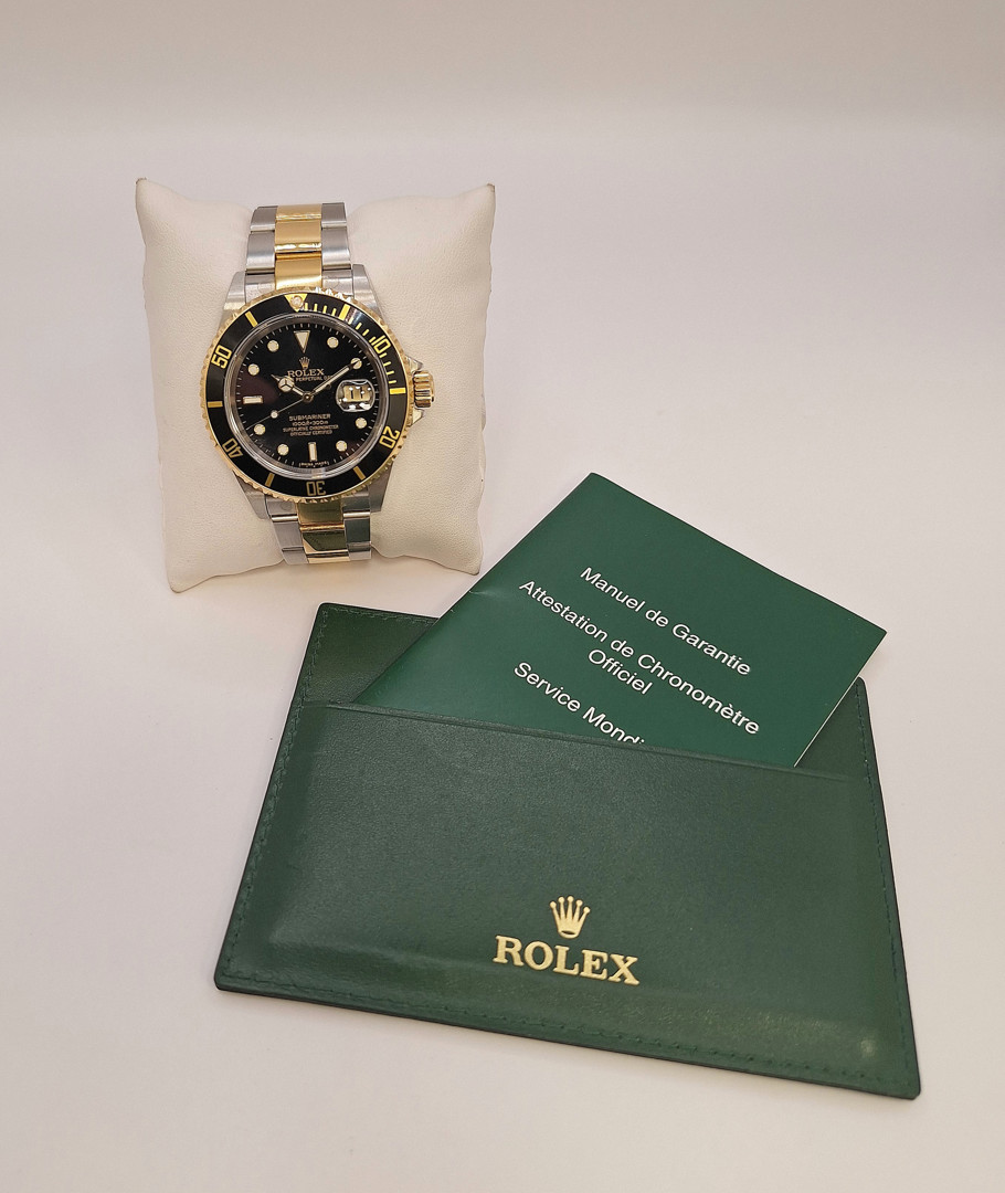 Orologio acciaio e oro Rolex Submariner  garanzia a corredo