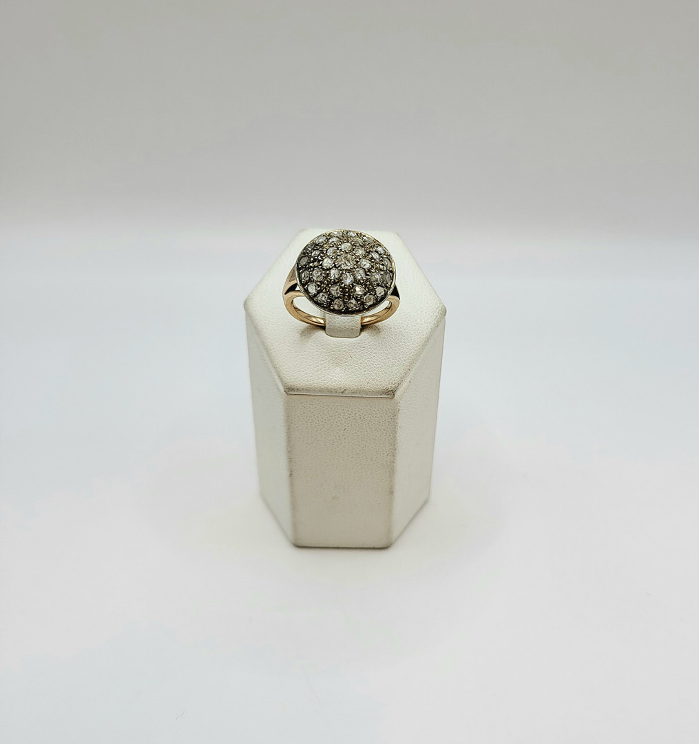 Anello oro diamanti
