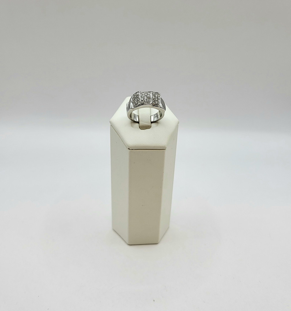 Anello oro diamantini