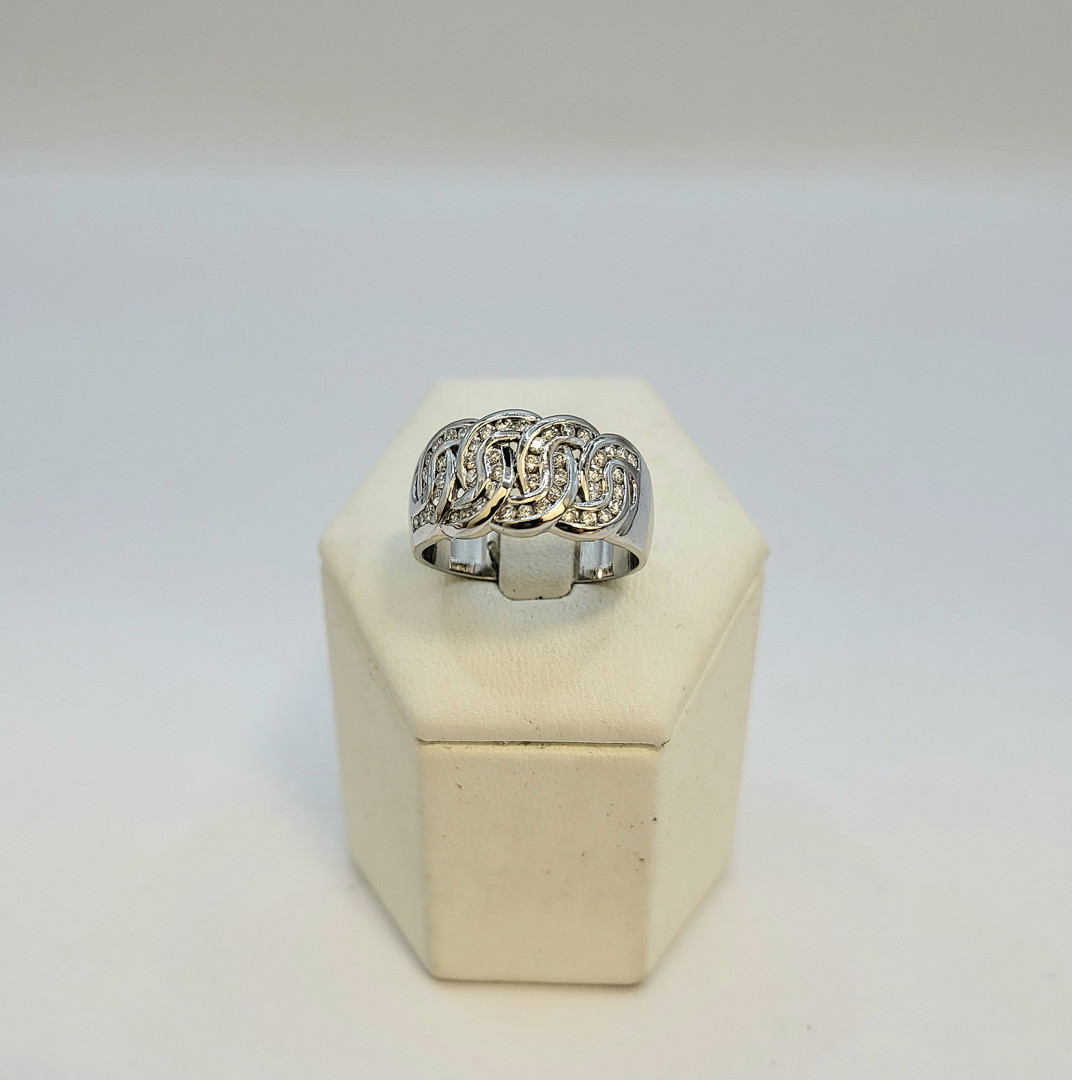 Anello oro diamanti