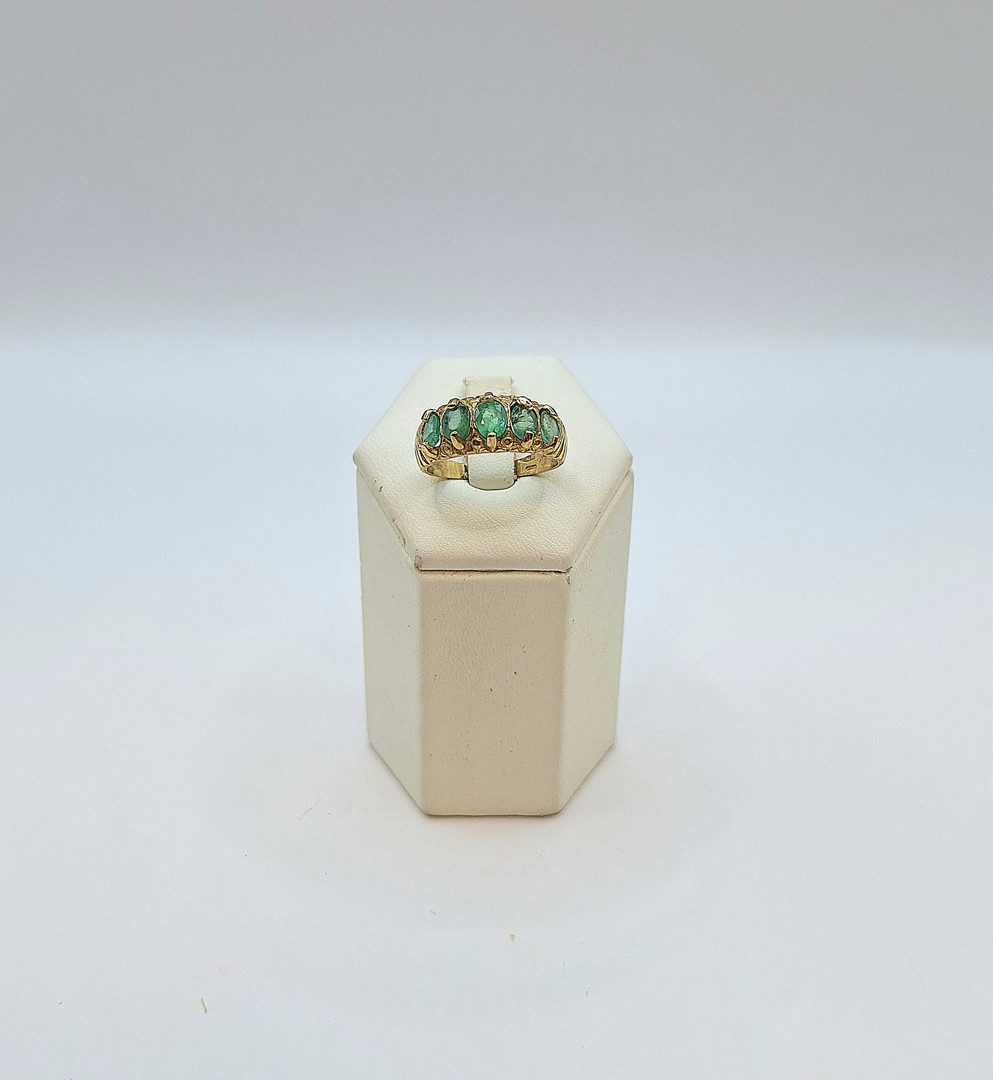 Anello oro pietre 