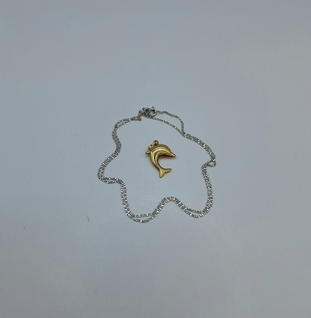 Collana e ciondolo oro