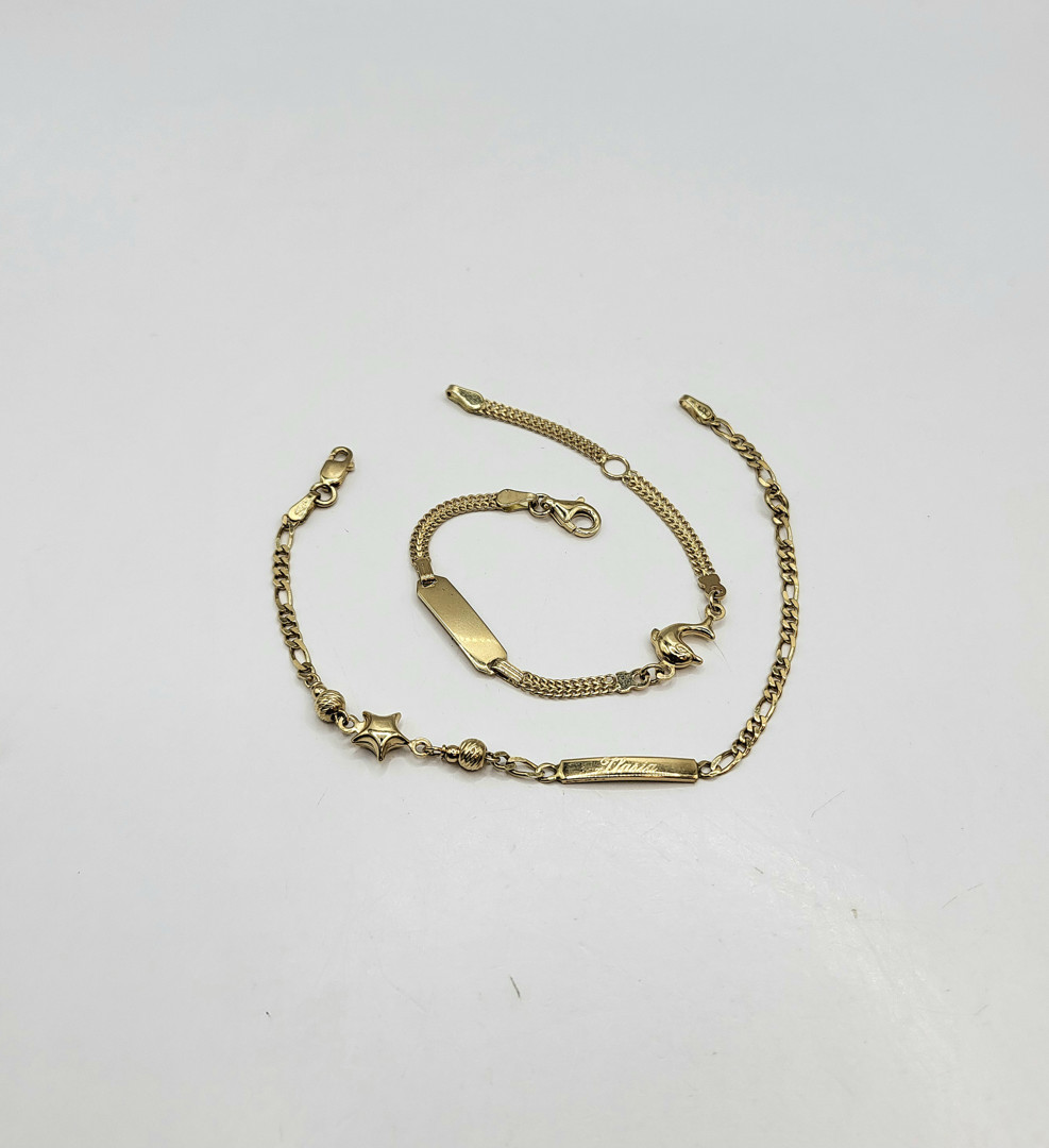Due bracciali oro 