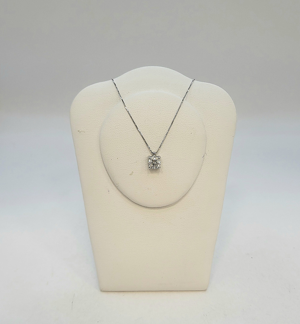 Collana punto luce oro diamante