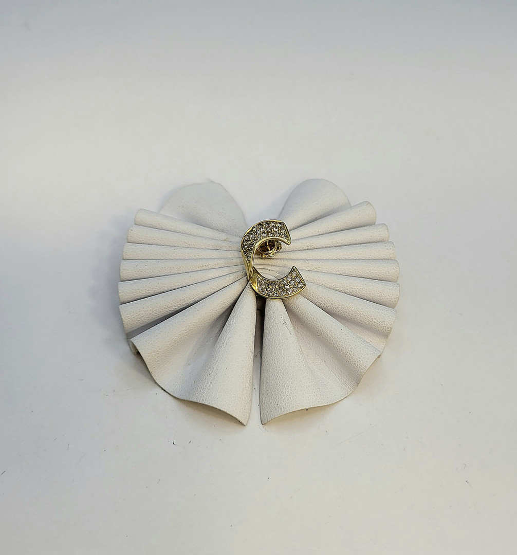 Orecchino oro diamantini