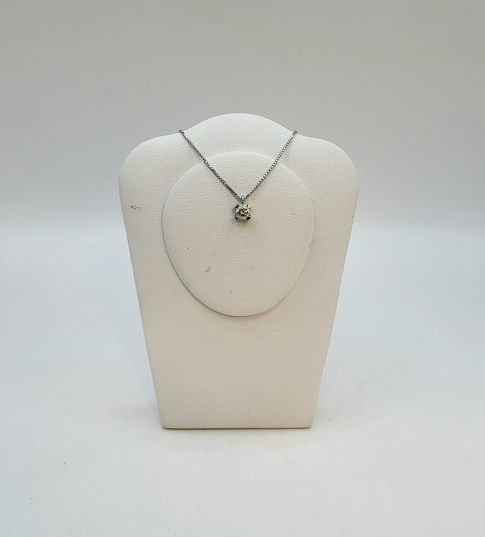 Catenina con ciondolo oro diamante