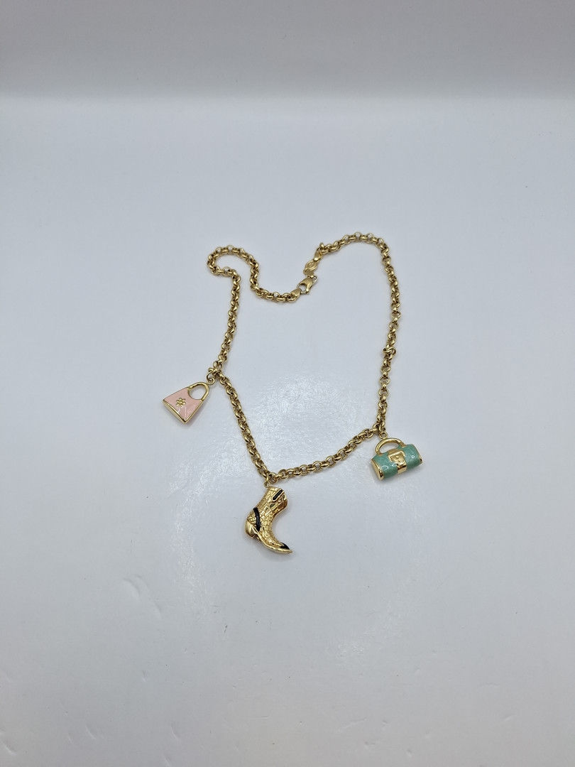 Collana con ciondoli oro 
