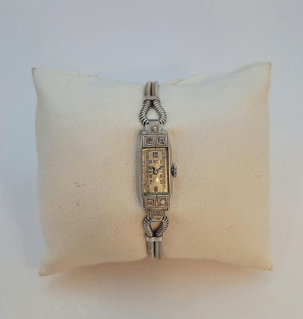 Orologio platino oro diamanti