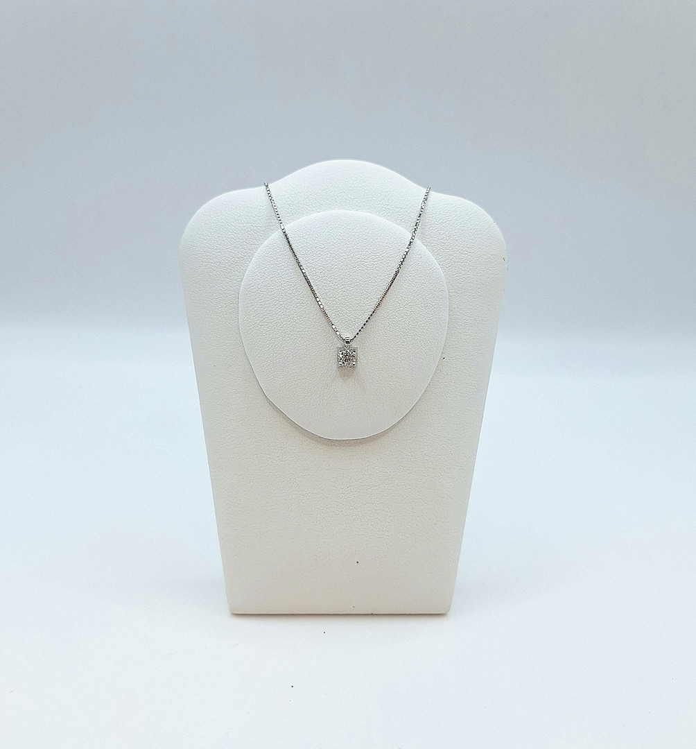 Collana oro diamante