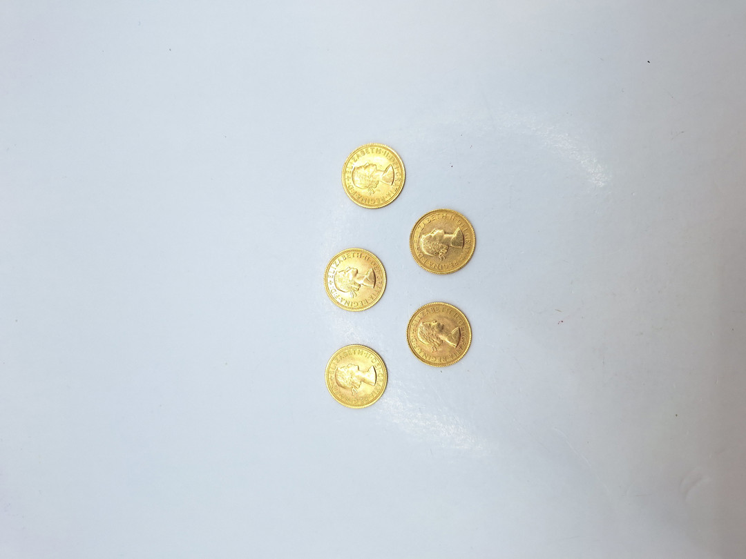 Cinque sterline oro 
