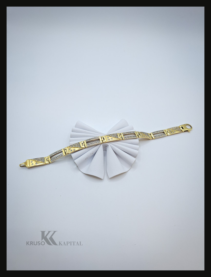 Bracciale oro diamantini