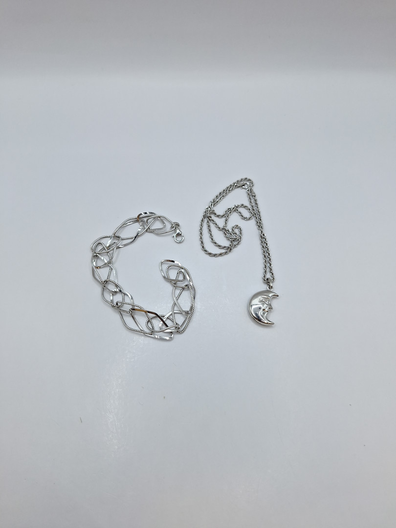 Bracciale collana e ciondolo oro 