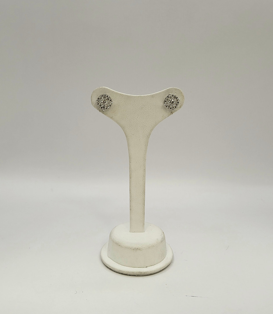 Paio orecchini oro diamanti 