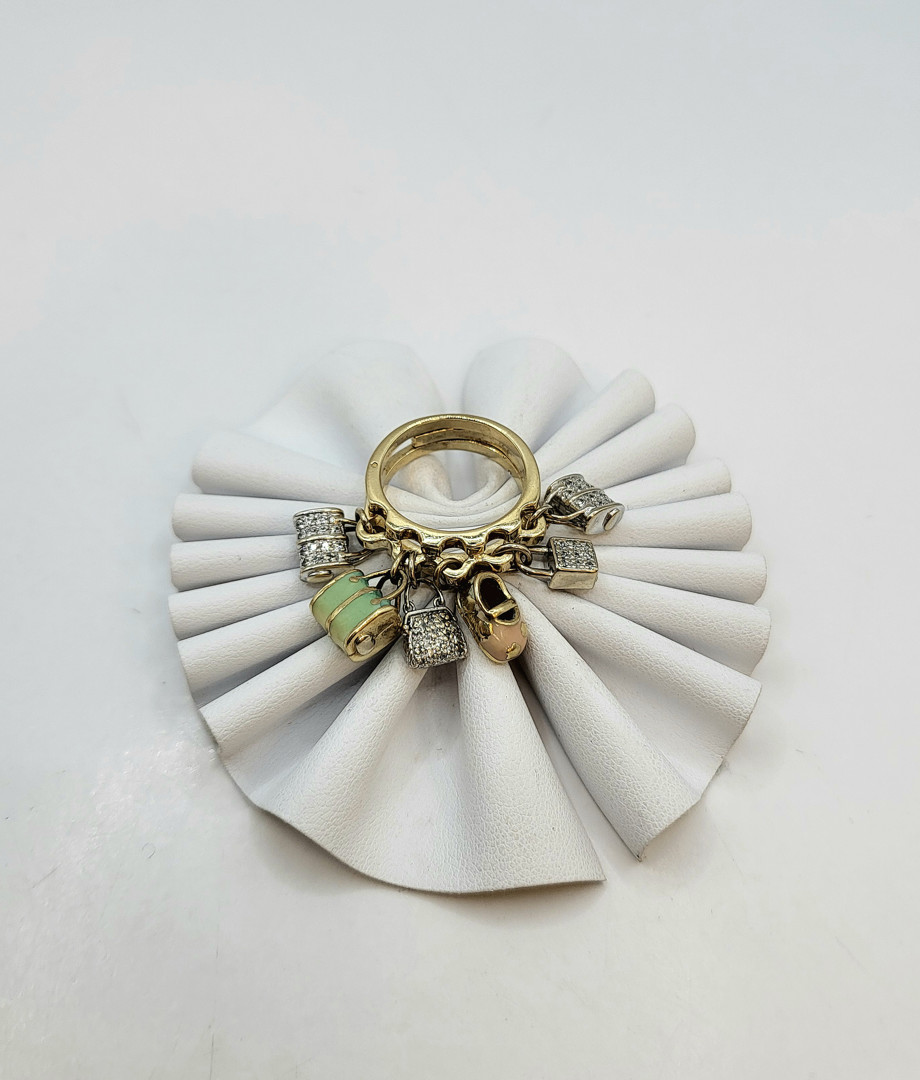 Anello oro pietre 