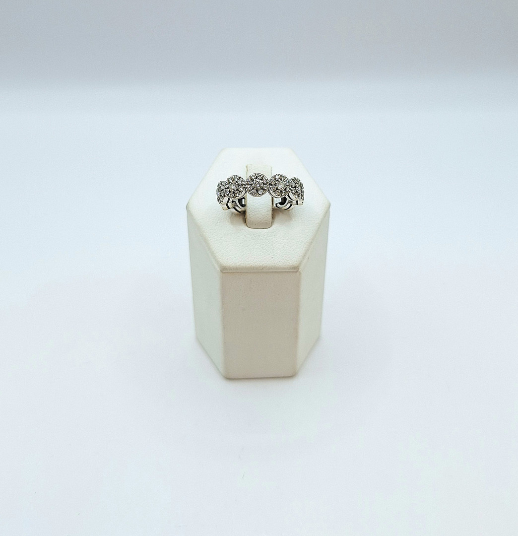 Anello oro diamantini