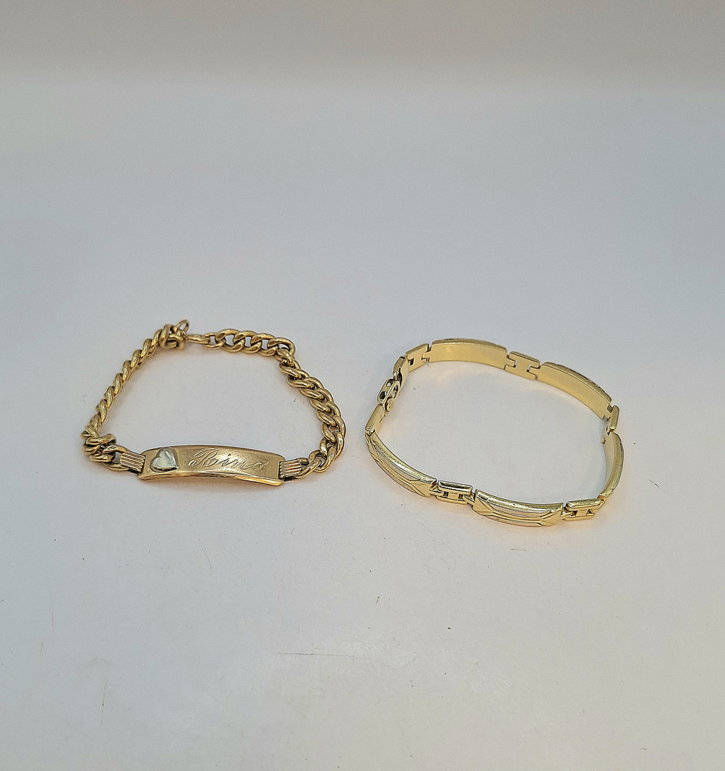 Due bracciali oro