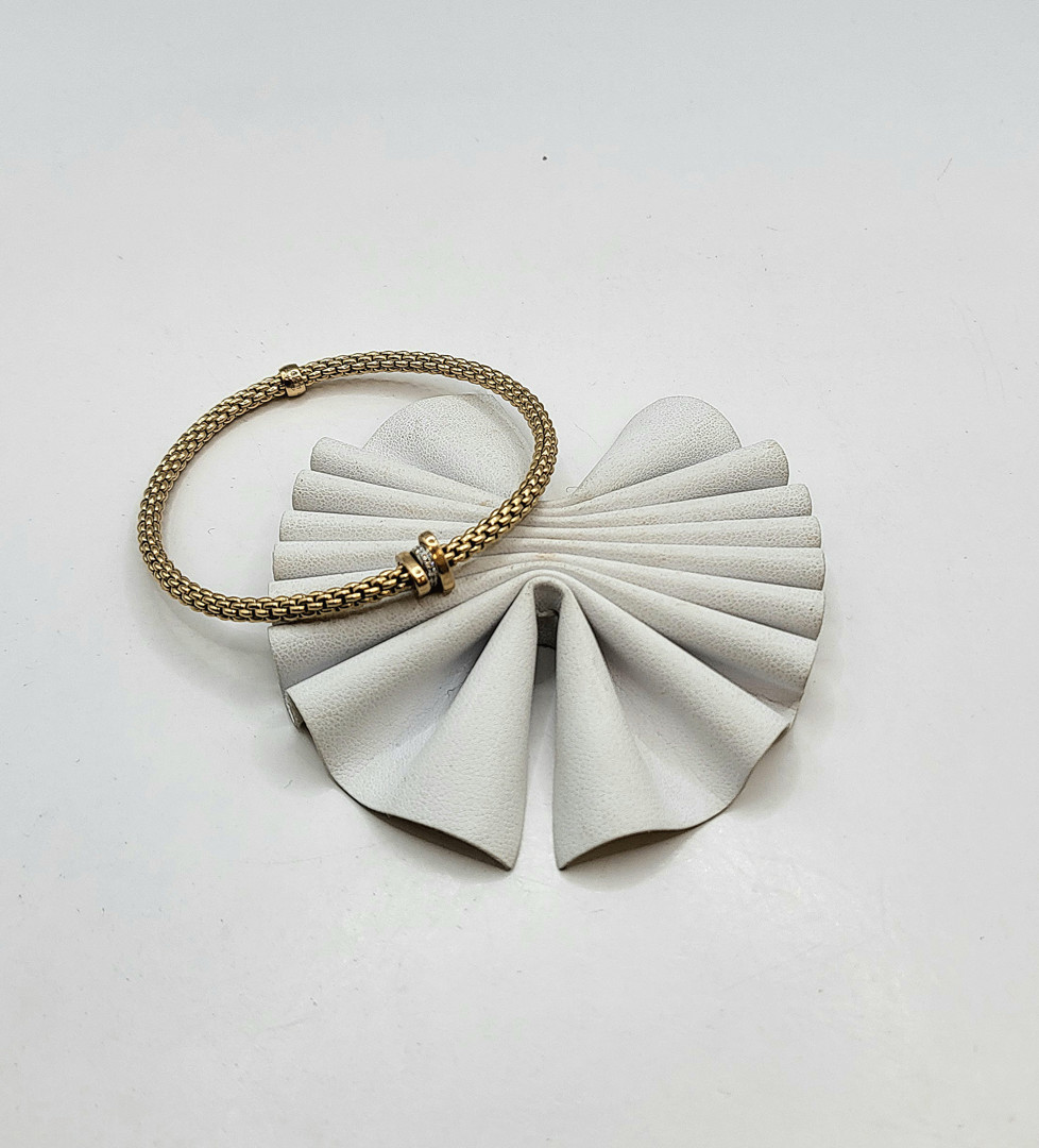 Bracciale a firma Fope oro diamanti