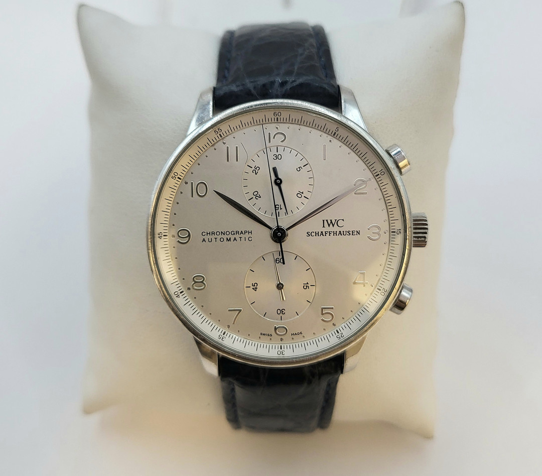 Cronografo oro IWC Schaffhausen Portuguese 