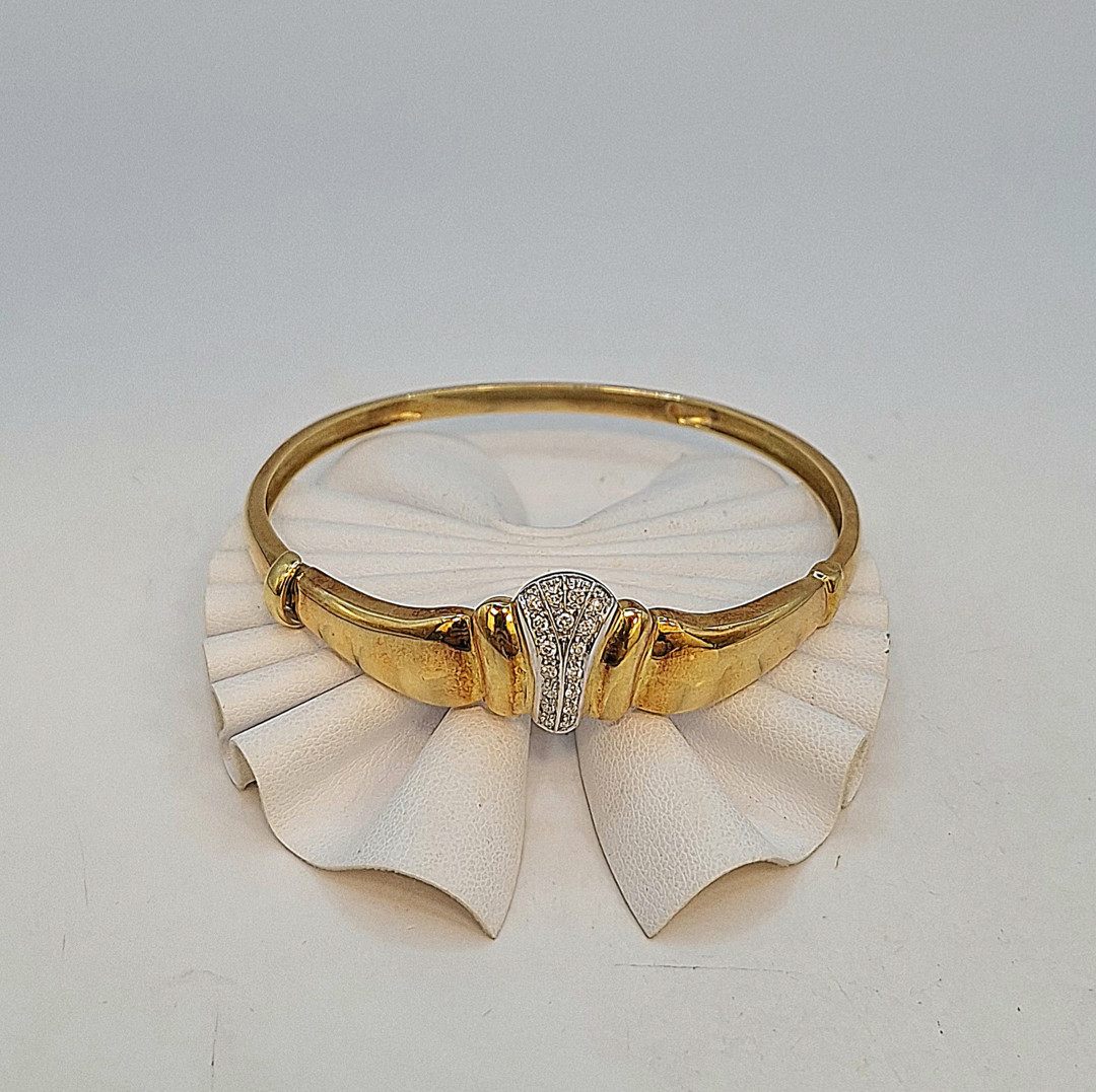 Bracciale oro diamantini