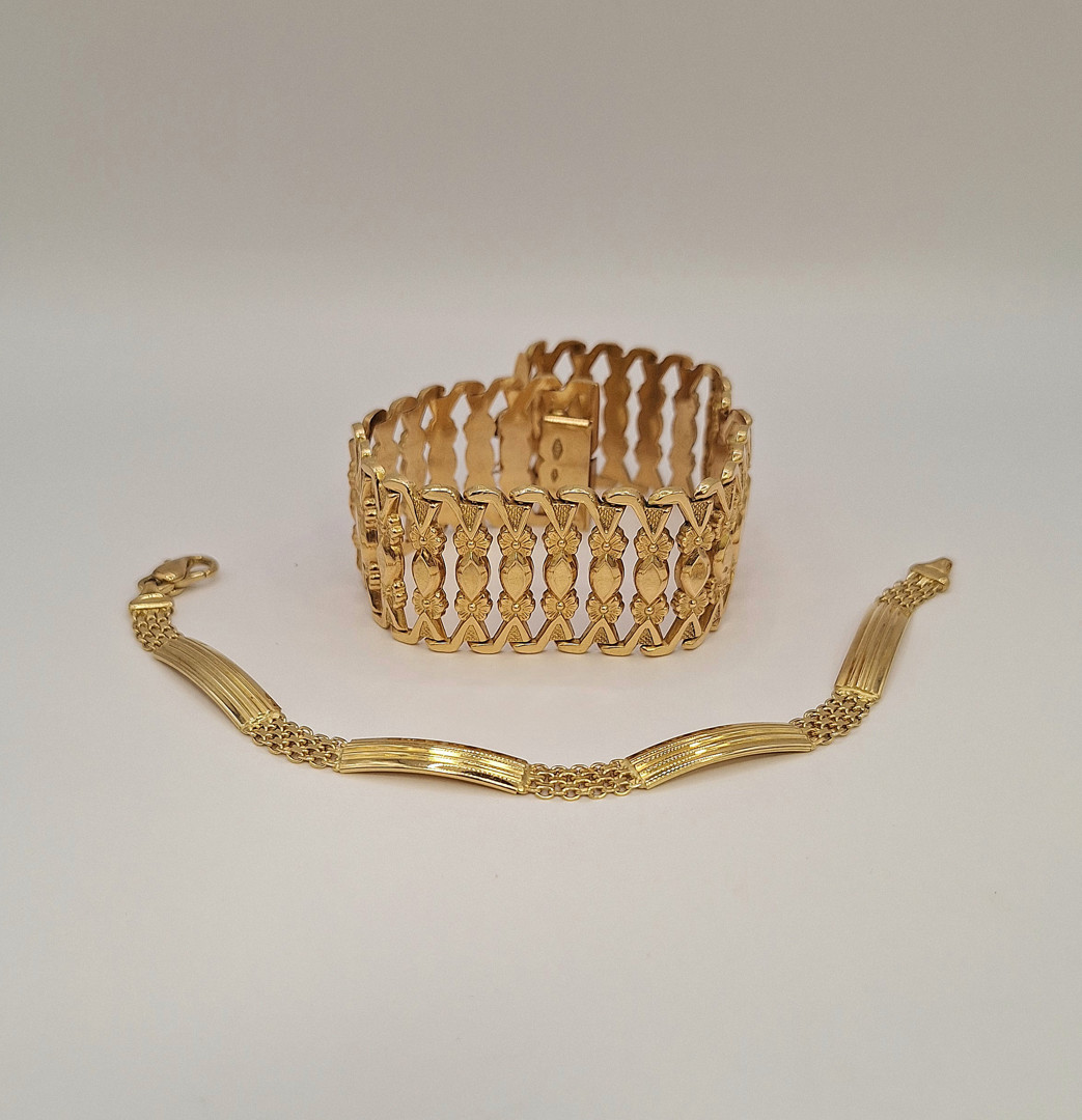 Due bracciali oro 