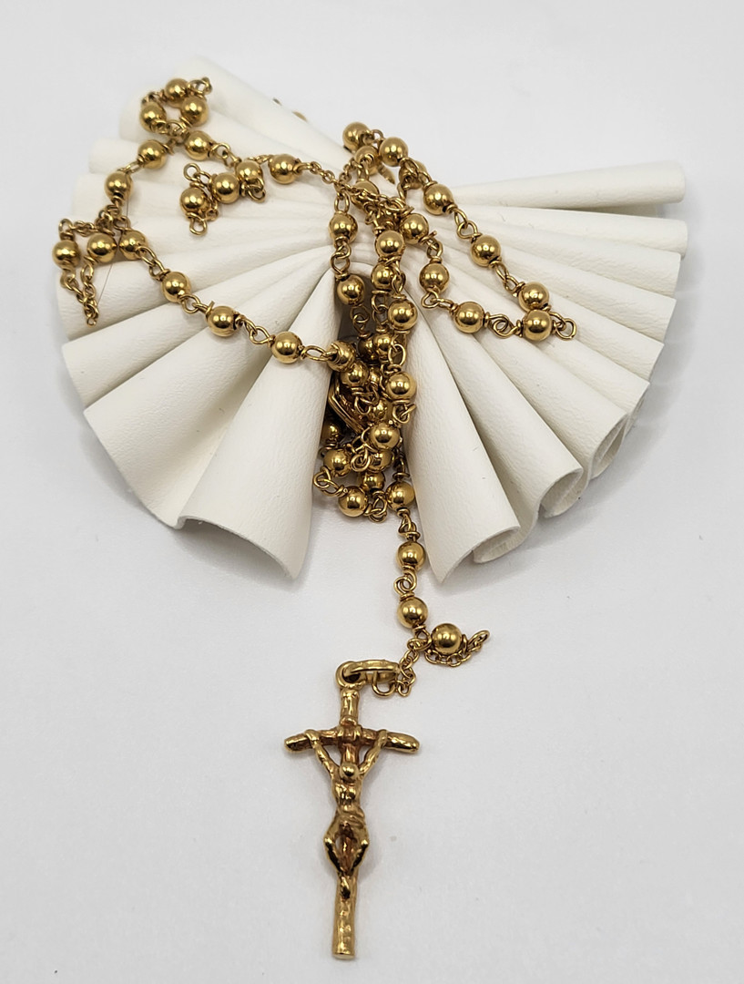 Collana rosario oro
