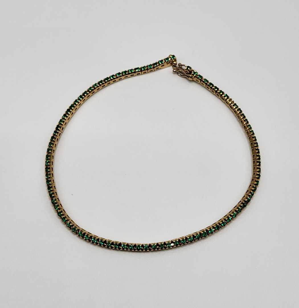 Bracciale oro pietre