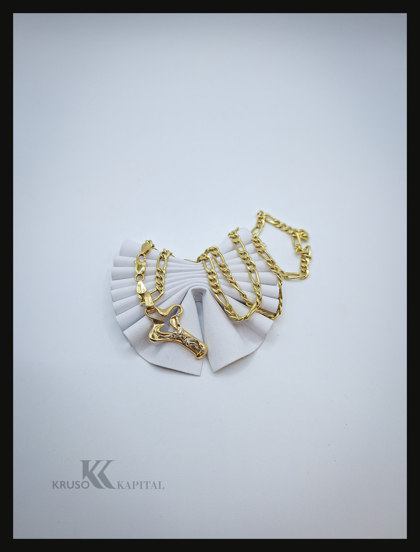 Collana e croce oro 
