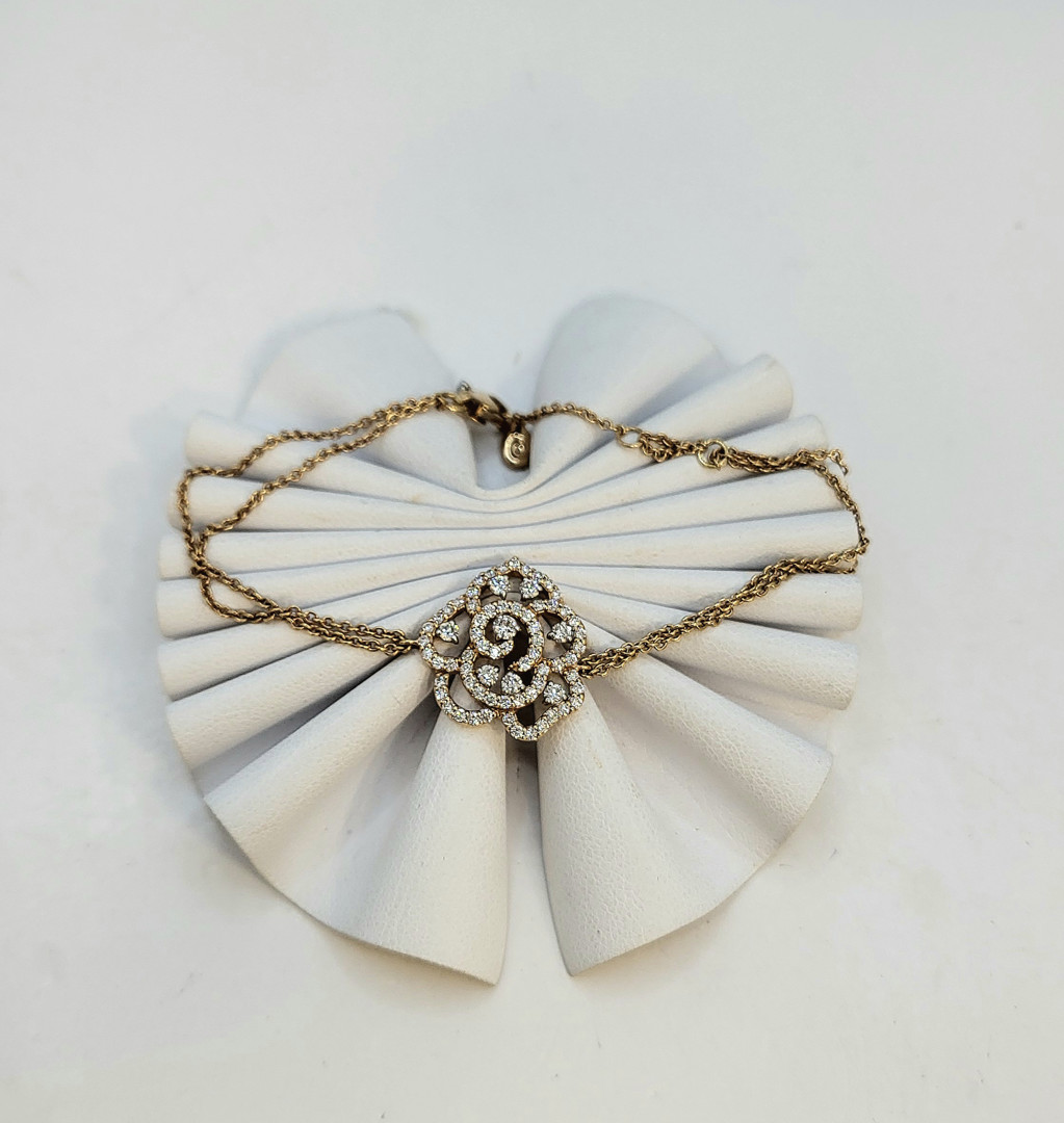 Bracciale oro diamantini