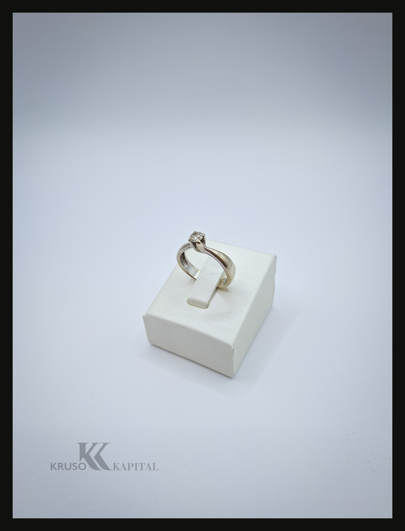 Anello oro diamante