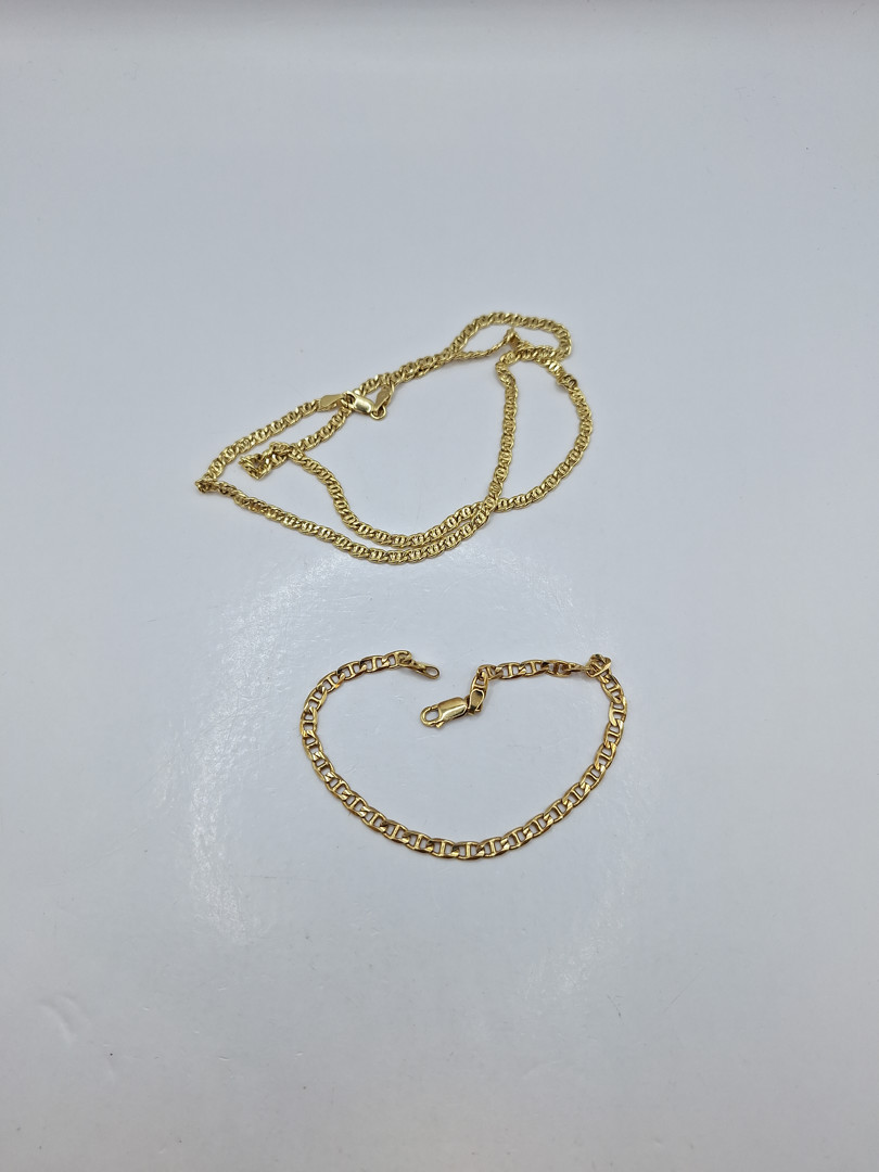 Collana e bracciale oro