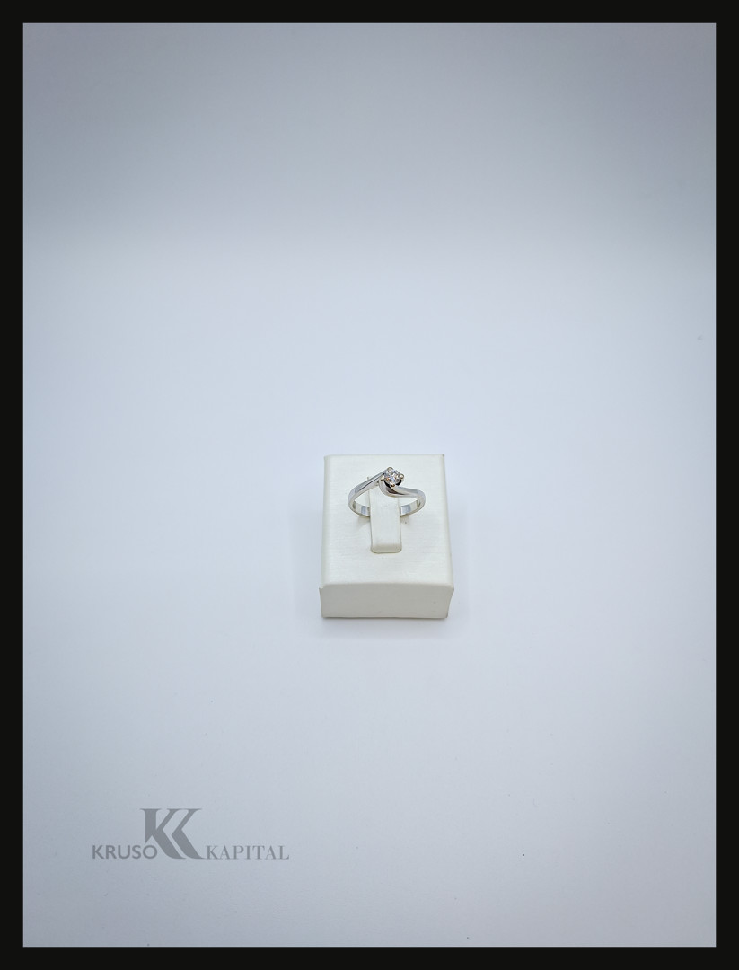 Anello oro diamante