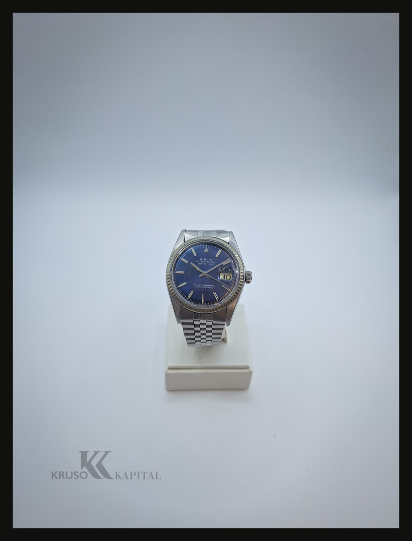 Bracciale con orologio acciaio Rolex Datejust