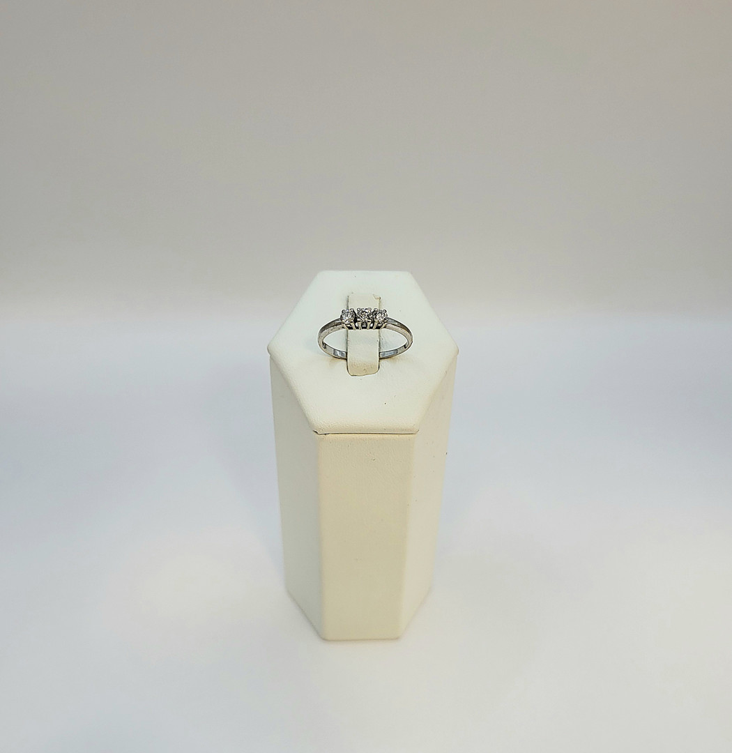 Anello oro diamantini