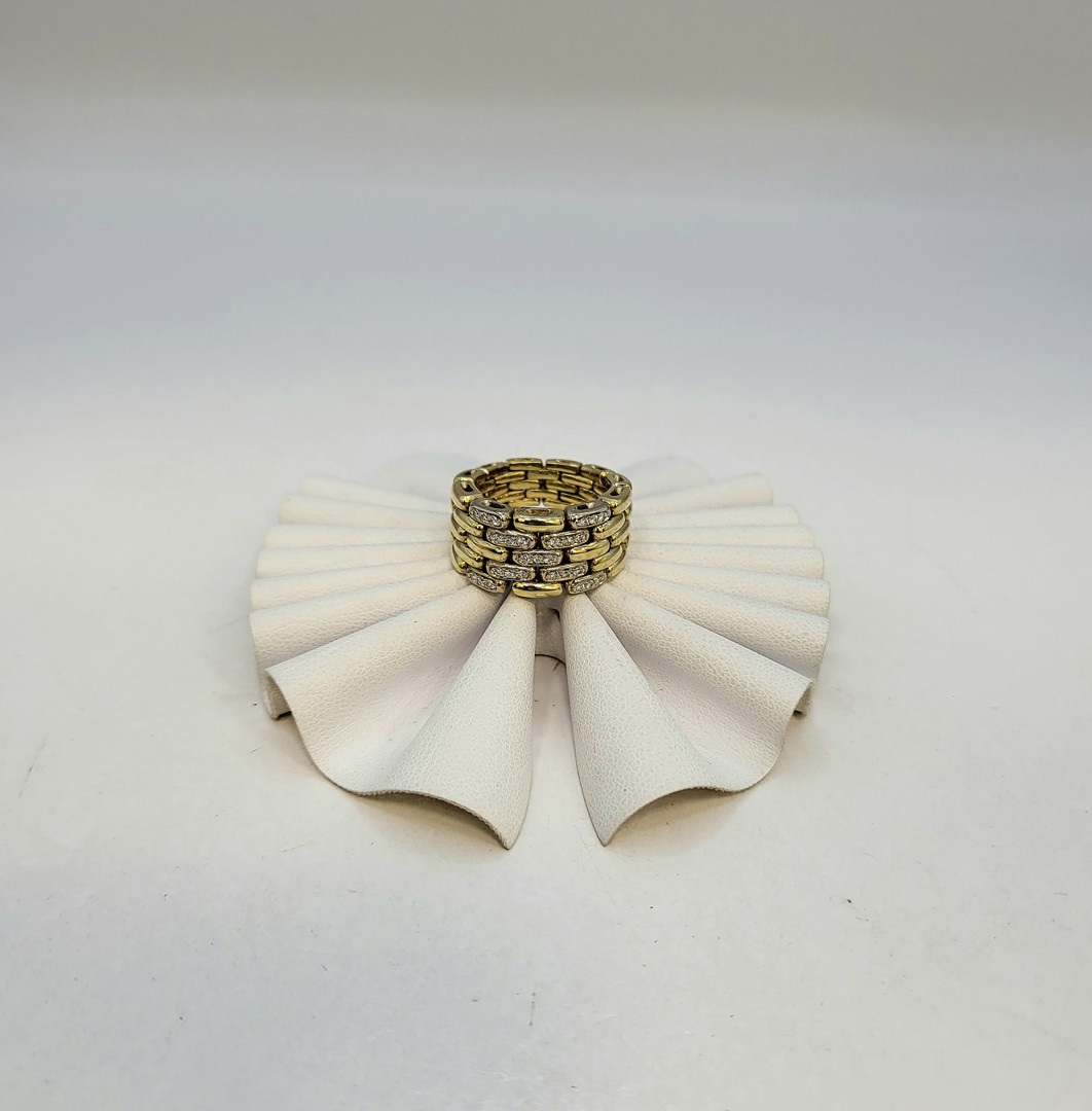 Anello oro diamantini