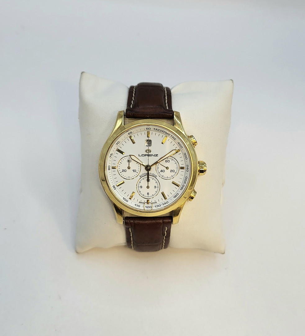 Cronografo Lorenz oro 