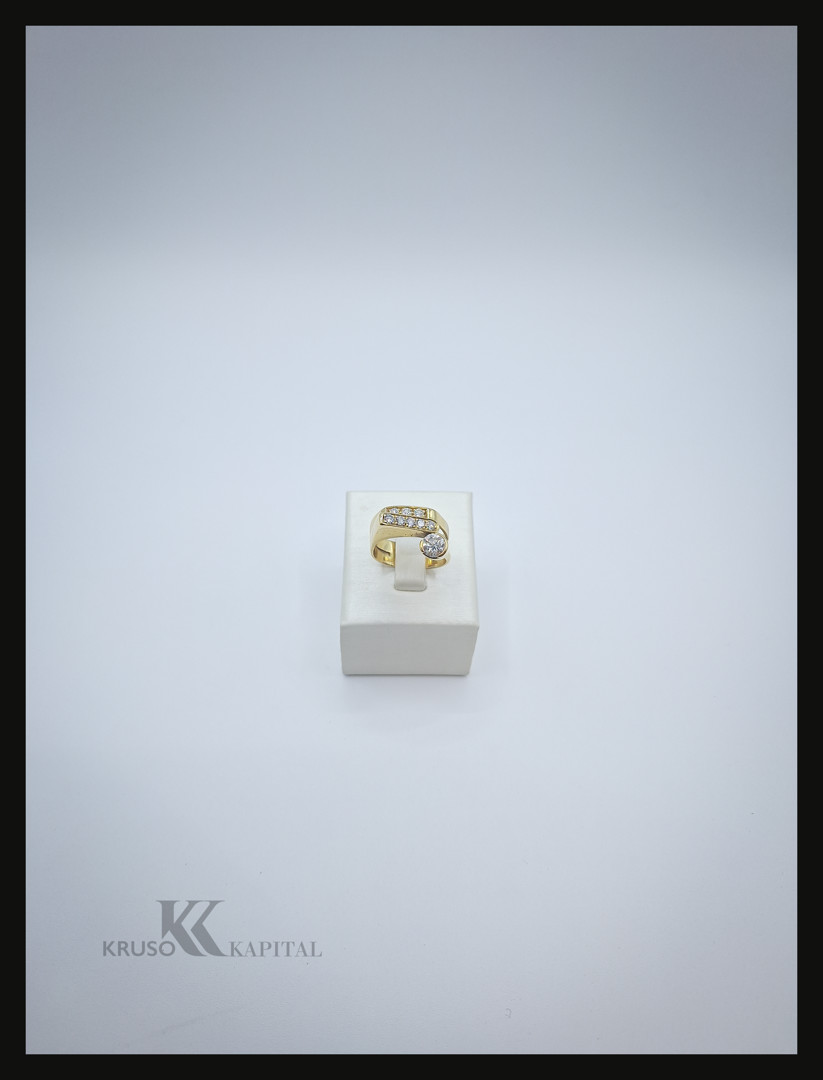 Anello oro diamanti