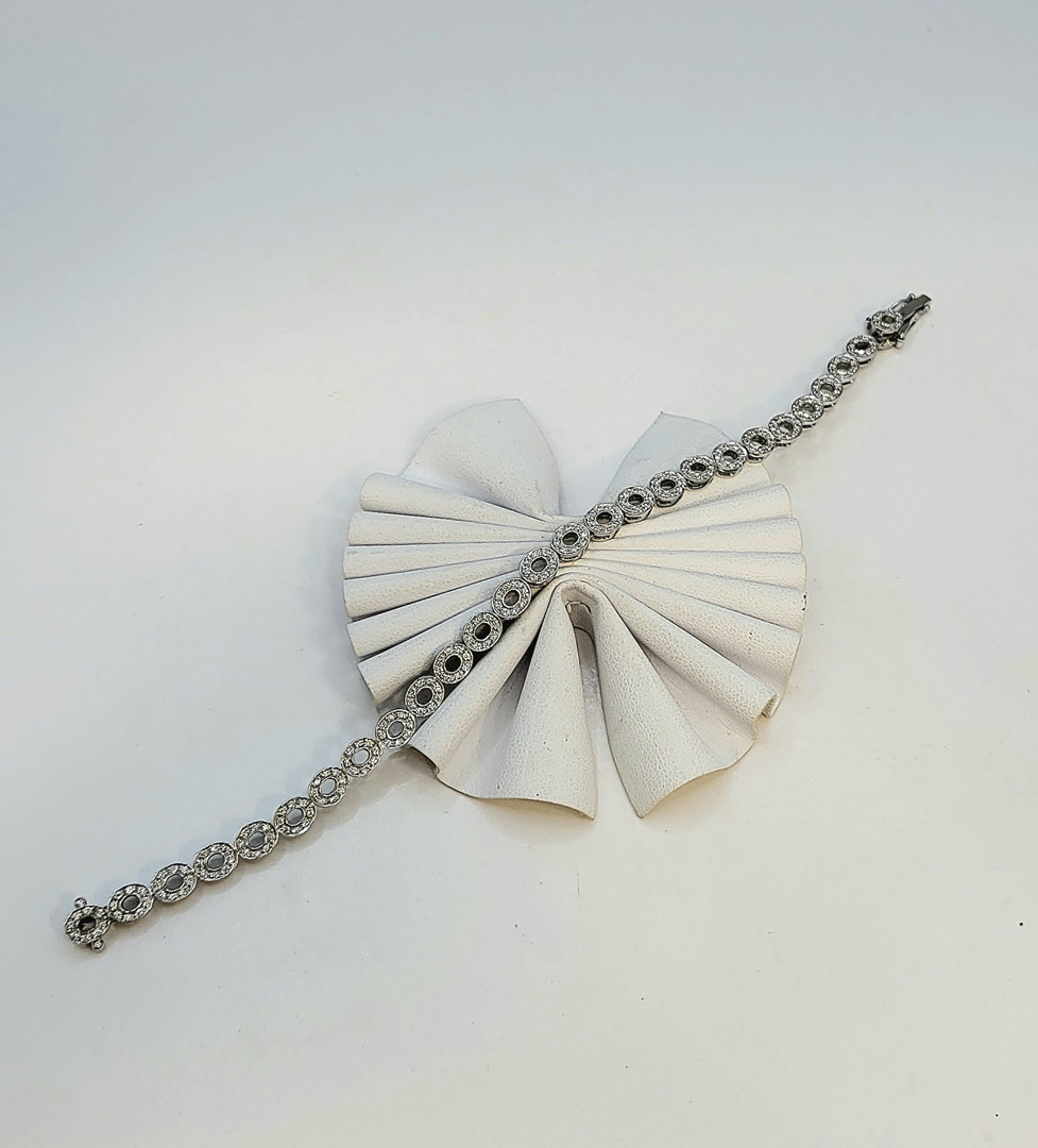 Bracciale oro diamantini