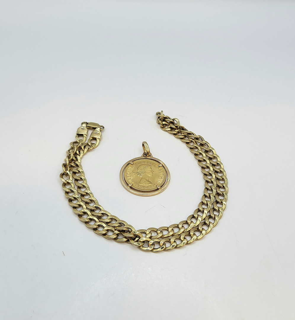 Collana e ciondolo oro