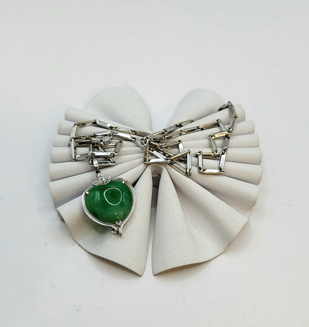 Collana e ciondolo oro pietra diamantini