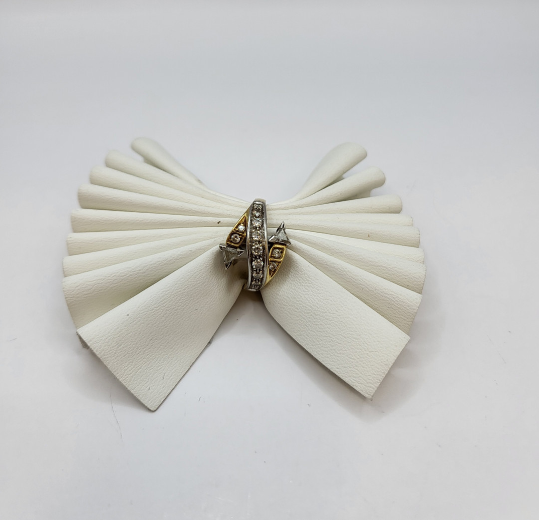 Anello oro diamantini